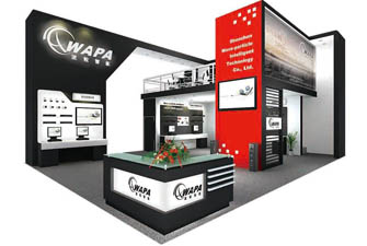 波粒智能展臺搭建效果圖 波粒智能展臺搭建效果圖