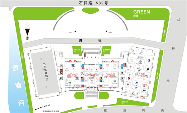 展臺選址，圖源網絡