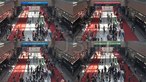 展會人流走向，圖源網絡