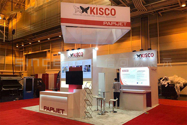 信可威國外展臺設計現場圖 信可威國外展臺設計現場圖