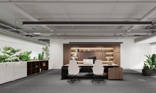 安得智聯(lián)辦公樓中庭展廳設計