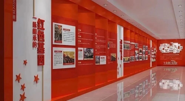 展廳設計空間設計的 “紅色 +”