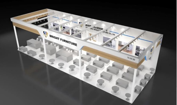 展廳設(shè)計(jì)以簡(jiǎn)約為筆，勾勒家具品牌的專(zhuān)業(yè)與質(zhì)感